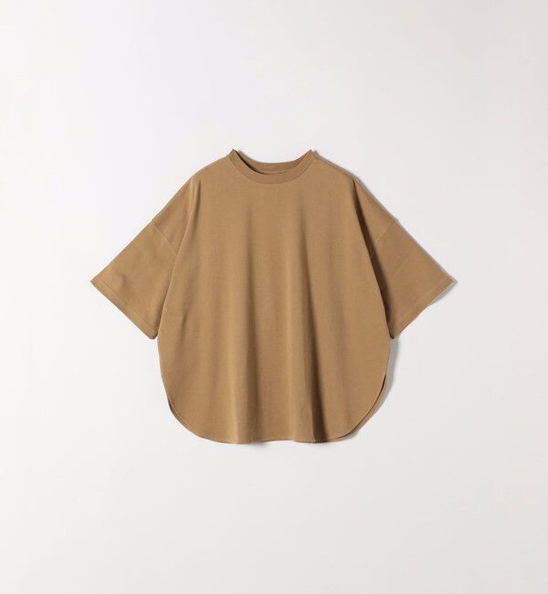 SHIPS any「《一部予約》SHIPS any:〈接触冷感/汗染み防止加工/洗濯機可能〉ラウンドヘム クルー ビッグ TEE」|Tシャツ・カットソー|