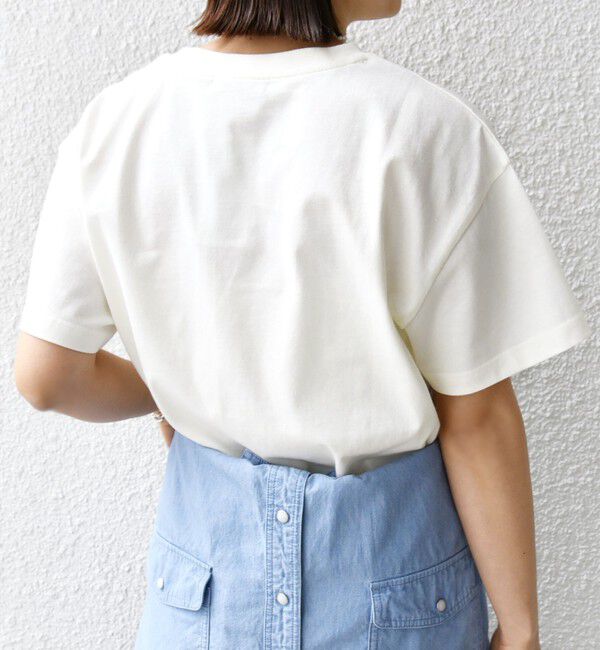 SHIPS for women「【WEB限定】フォト 刺繍 TEE」|Tシャツ・カットソー|