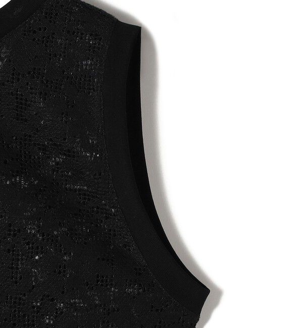 SHIPS for women「〈手洗い可能〉オーガニック コットン レース ノースリーブ プルオーバー」|タンクトップ|