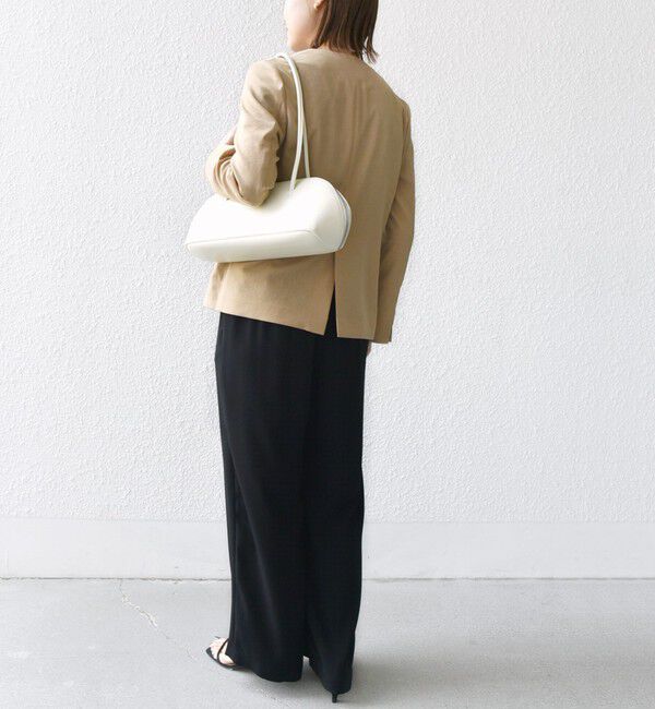 SHIPS for women「〈手洗い可能〉FUNCTIONAL カラーレス ジャケット（セットアップ対応）」|ノーカラージャケット|