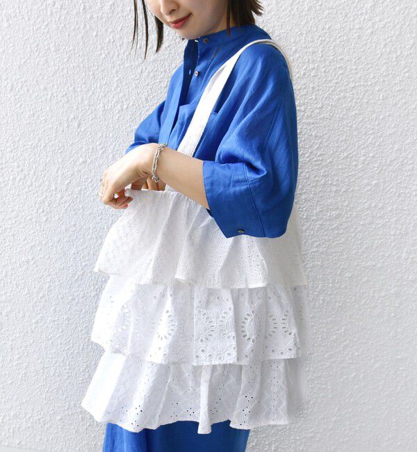 SHIPS for women「RAJAT:シフリー 刺繍 トート」|トートバッグ|