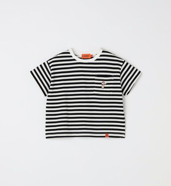 SHIPS any「【SHIPS any別注】UNIVERSAL OVERALL: ボーダー Tシャツ <KIDS>」|Tシャツ・カットソー|