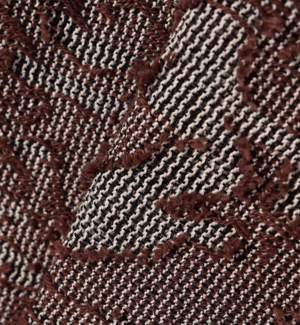 SHIPS any「《一部追加予約》SHIPS any:〈手洗い可能〉メッシュ ジャカード カフタン スキッパー ブラウス」|シャツ・ブラウス|