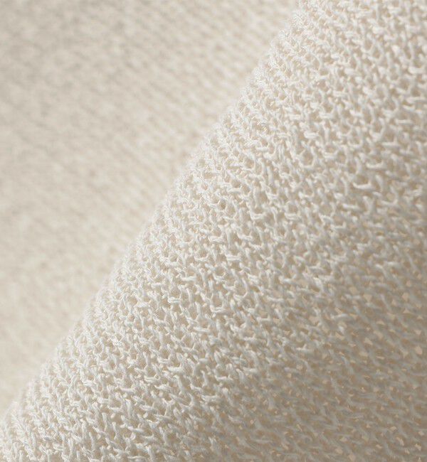 SHIPS for women「〈手洗い可能〉ペーパー パフ スリーブ 半袖 ニット」|ニット・セーター|