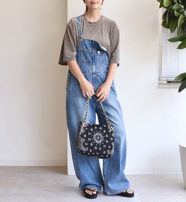 SHIPS for women「〈手洗い可能〉シアー トリコット ポリエステル ベロア 五分袖 ワイド TEE」|Tシャツ・カットソー|