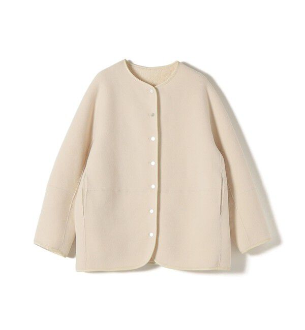 SHIPS for women「【一部WEB限定】〈手洗い可能〉NEW リバーシブル ボア ブルゾン」|ブルゾン・スタジャン|