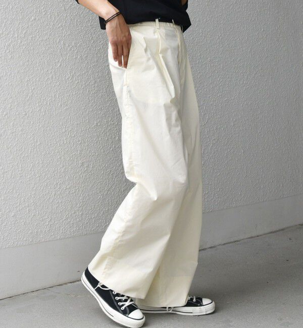 SHIPS any「SHIPS any:〈洗濯機可能〉MERROW ワイド 1タック イージー チノパンツ◇」|チノ|