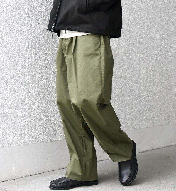 SHIPS any「SHIPS any:〈洗濯機可能〉MERROW ワイド 1タック イージー チノパンツ◇」|チノ|