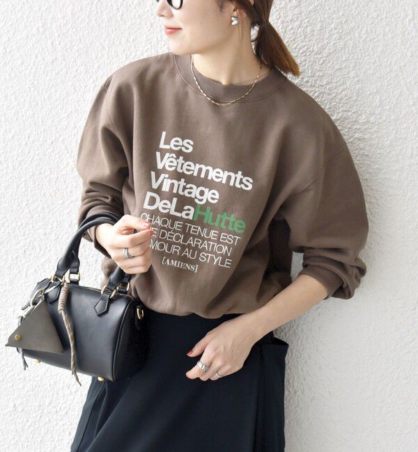 SHIPS any「【SHIPS any別注】La Hutte:〈洗濯機可能〉裏起毛 クルーネック スウェット 25AW」|スウェット・ジャージ|