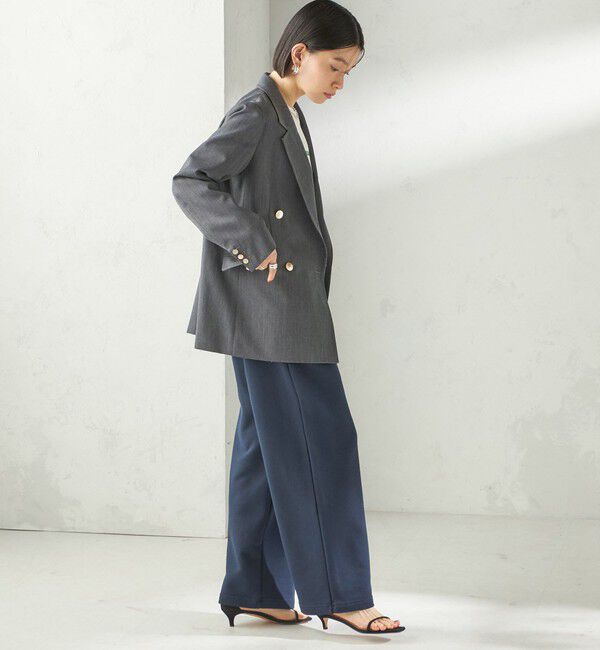 SHIPS for women「ウール ギャバジン ダブル ブレスト ジャケット」|テーラードジャケット|