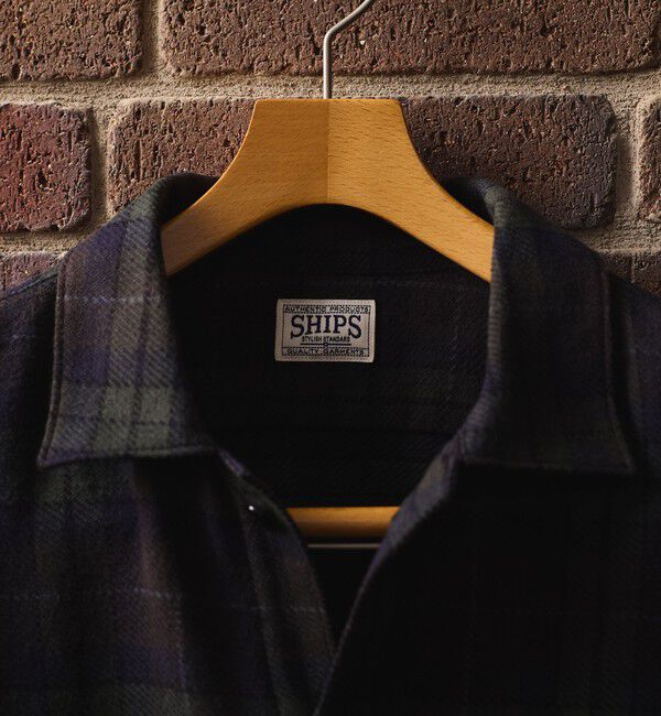 SHIPS「SHIPS: AUTHENTIC ウィークエンド SHIPSタータン ネル シャツ」|シャツ・ブラウス|