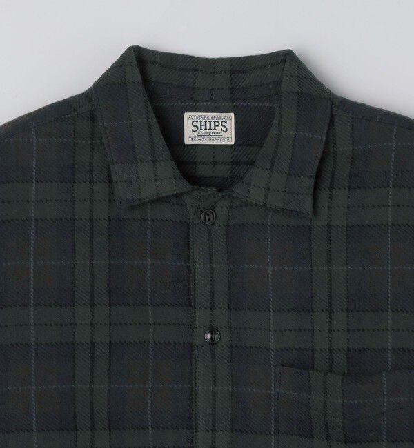 SHIPS「SHIPS: AUTHENTIC ウィークエンド SHIPSタータン ネル シャツ」|シャツ・ブラウス|