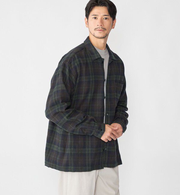 SHIPS「SHIPS: AUTHENTIC ウィークエンド SHIPSタータン ネル シャツ」|シャツ・ブラウス|