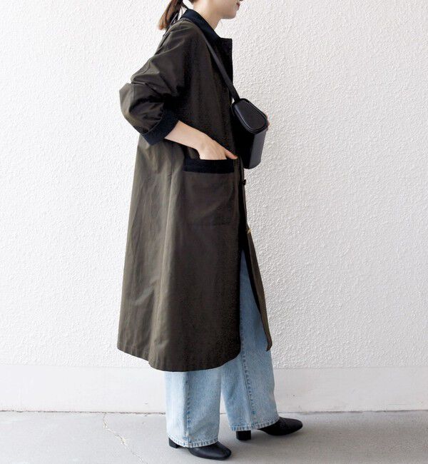 SHIPS any「SHIPS any: ステンカラー Aライン ロング コート」|ステンカラーコート|