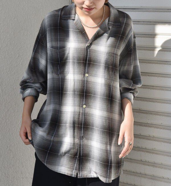SHIPS「TOWNCRAFT: 60 LOOP COLLER SHIRT」|シャツ・ブラウス|
