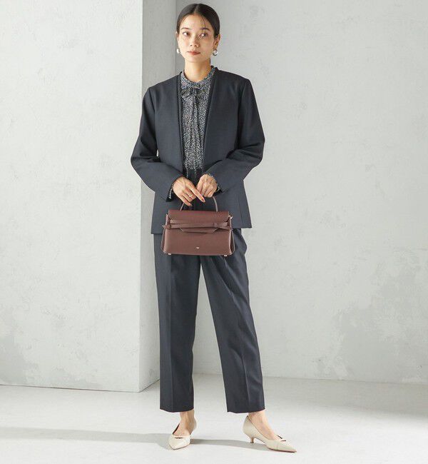 SHIPS for women「〈手洗い可能〉DELEGANT ダブルカラー ジャケット（セットアップ対応）」|ノーカラージャケット|