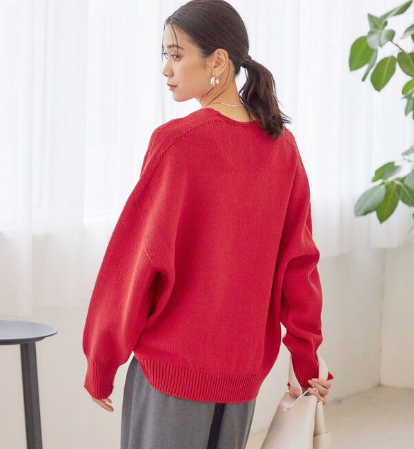 SHIPS for women「〈手洗い可能〉バルキーヤーン プルオーバー」|ニット・セーター|