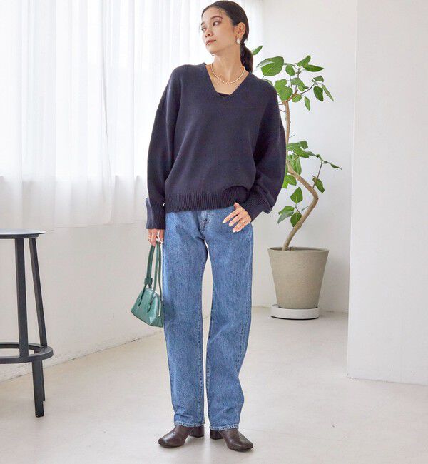 SHIPS for women「〈手洗い可能〉バルキーヤーン プルオーバー」|ニット・セーター|