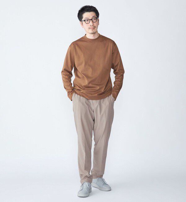 SHIPS「SHIPS: ハイゲージ クルーネック ロングスリーブ Tシャツ」|Tシャツ・カットソー|