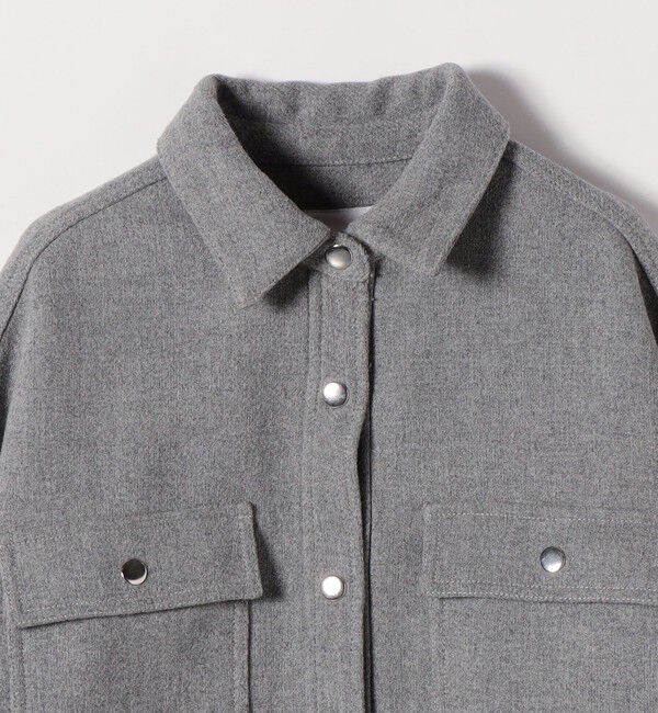 SHIPS any「SHIPS any: メルトン オーバー シャツ ジャケット」|テーラードジャケット|