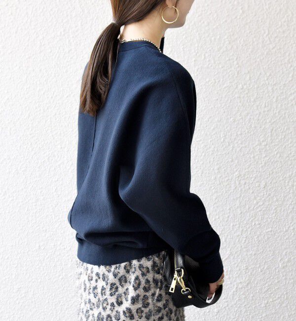 SHIPS any「SHIPS any:〈洗濯機可能〉クルーネック ドルマン ベーシック ニット プルオーバー」|ニット・セーター|