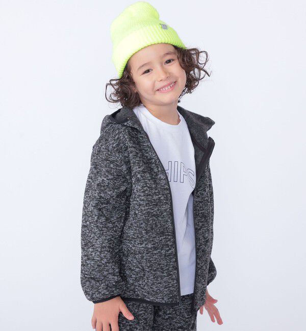 SHIPS KIDS「SHIPS KIDS:110～130cm / フリース ジップ パーカ」|パーカー|