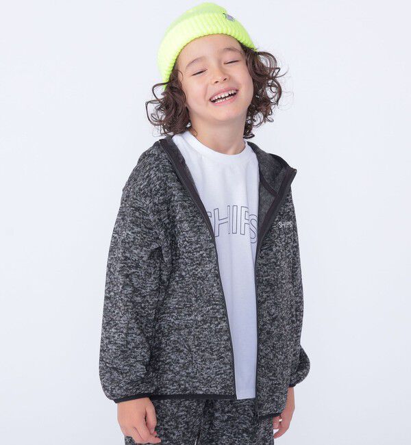 SHIPS KIDS「SHIPS KIDS:110～130cm / フリース ジップ パーカ」|パーカー|
