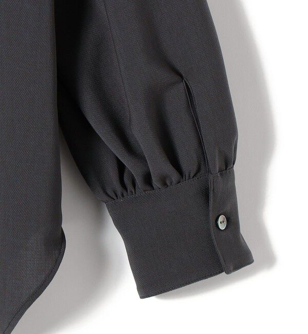 SHIPS for women「〈洗濯機可能〉ポリエステル カルゼ フリル ブラウス」|シャツ・ブラウス|