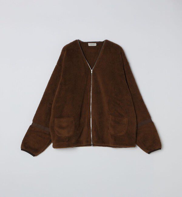 SHIPS「ILL180&deg;: HEAT FLEECE CARDIGAN」|カーディガン|ブラウン