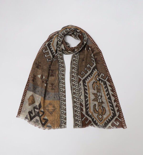 SHIPS「SHIPS: イタリア製 ライト ウェイト トライバル ストール」|ストール|