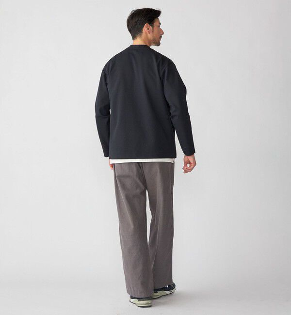 SHIPS「SHIPS: 〈セットアップ対応〉ジャカード ノーカラー カーディガン」|カーディガン|