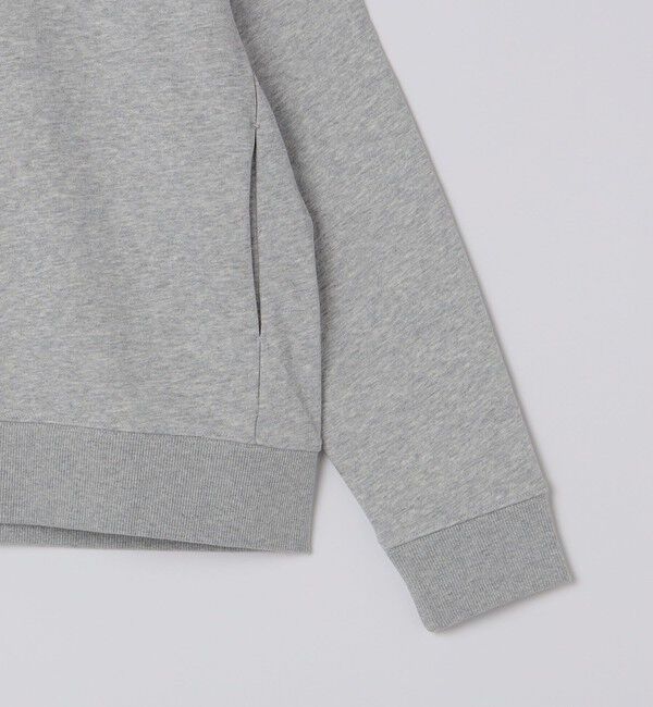 SHIPS「【WEB限定】SHIPS: クロップド ワイド ワンポイント ロゴ ジップアップ フーディー」|パーカー|