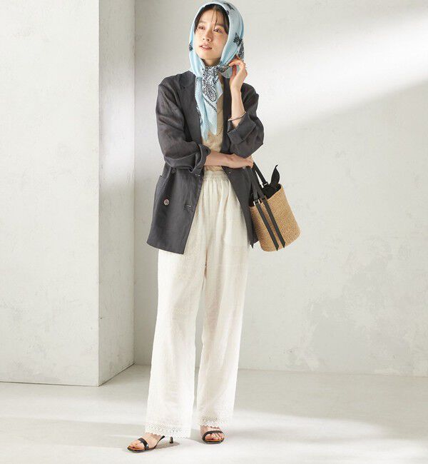 SHIPS for women「【一部SHIPS別注】destin: バンダナ カレ 90&times;90」|バンダナ・スカーフ|