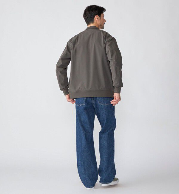 SHIPS「SHIPS:〈撥水/UVカット〉MA-1 リブ ブルゾン」|ブルゾン・スタジャン|