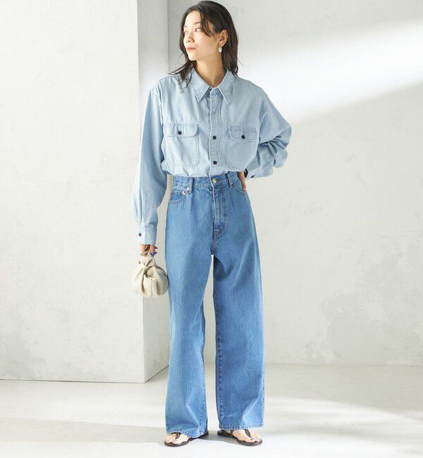 SHIPS for women「NINE CASE:〈洗濯機可能〉デニム パンツ」|デニム|