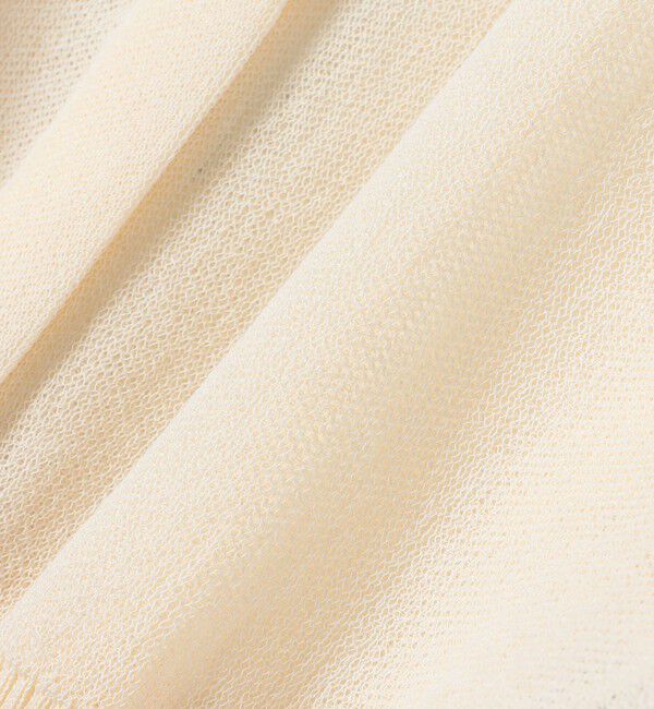 SHIPS for women「〈手洗い可能〉メランジ シアー パフ スリーブ カーディガン」|カーディガン|