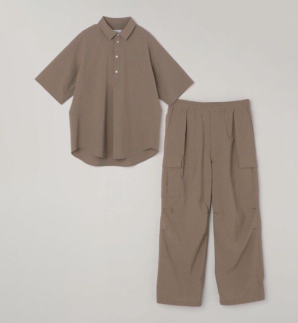 SHIPS any「SHIPS any:〈吸水速乾〉Rapidry ボタンダウン レギュラーカラー 半袖 シャツ(セットアップ対応)◇」|シャツ・ブラウス|