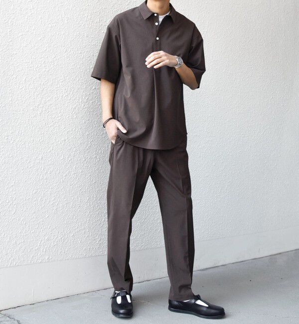 SHIPS any「SHIPS any:〈吸水速乾〉Rapidry ボタンダウン レギュラーカラー 半袖 シャツ(セットアップ対応)◇」|シャツ・ブラウス|