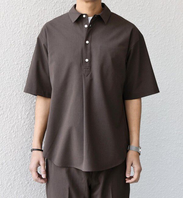 SHIPS any「SHIPS any:〈吸水速乾〉Rapidry ボタンダウン レギュラーカラー 半袖 シャツ(セットアップ対応)◇」|シャツ・ブラウス|