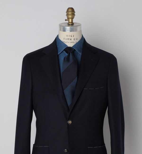 SHIPS「SHIPS: シルク ラージ バスケット ワイド ストライプ ネクタイ」|ネクタイ・蝶ネクタイ|