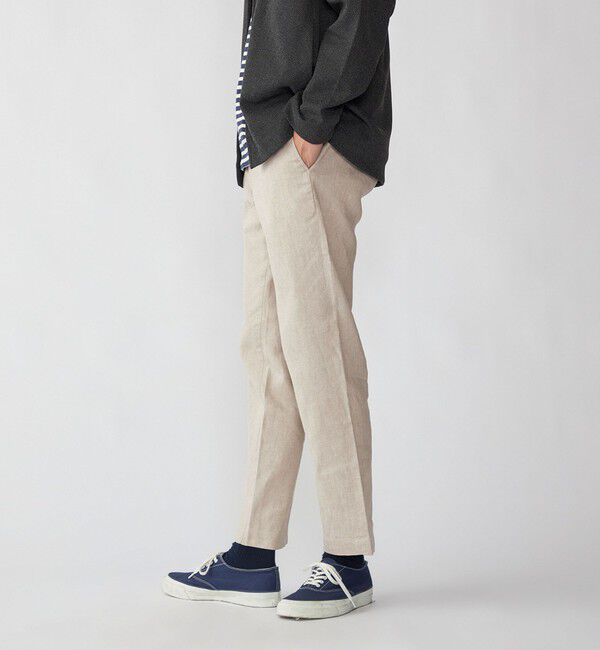 SHIPS「SHIPS: サフィラン リネン イージー パンツ」|チノ|