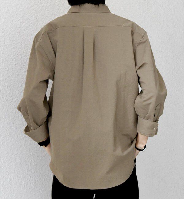 SHIPS any「SHIPS any: 360&deg; THE CIRCLE STRETCH リネン混 7分袖 シャツ◆」|シャツ・ブラウス|