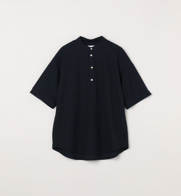 SHIPS any「SHIPS any: 360&deg; THE CIRCLE STRETCH リネン混 バンドカラーシャツ◆」|シャツ・ブラウス|