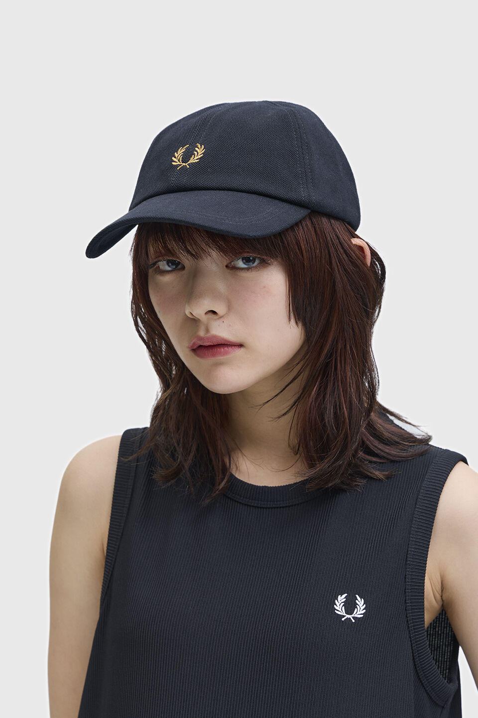 FRED PERRY 「Pique Classic Cap」|キャップ・キャスケット|BLACK