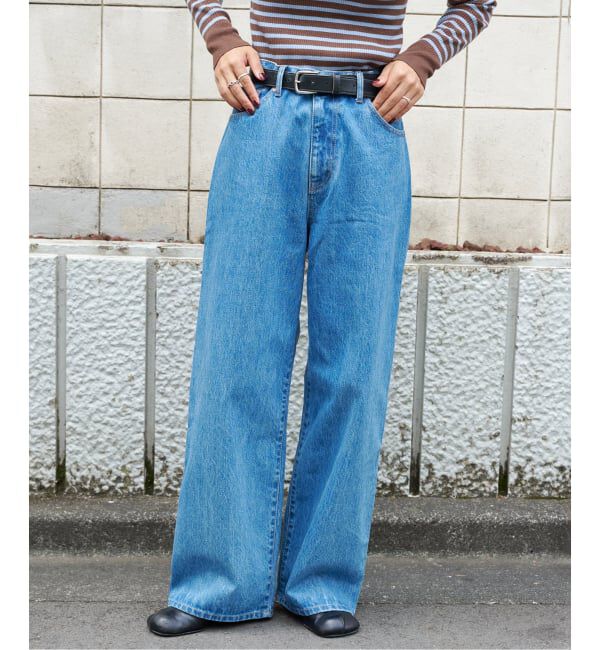 OUTDOOR PRODUCTS Usual Things「追4 ULTデニムハイライズルーズ5PKT」|デニム|