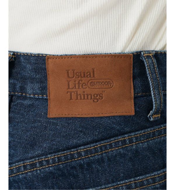 OUTDOOR PRODUCTS Usual Things「追4 ULTデニムハイライズルーズ5PKT」|デニム|