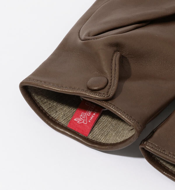 TOMORROWLAND GOODS「GIGLIO FIORENTINO ナッパーレザー タッチパネルコンビグローブ」|手袋|