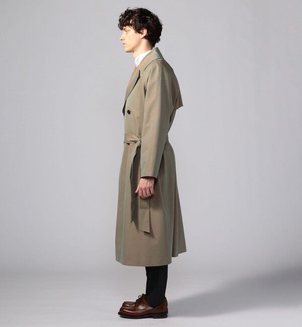 CABaN「CABaN コットンポリエステルシャンブレー オーバーサイズトレンチコート」|トレンチコート|