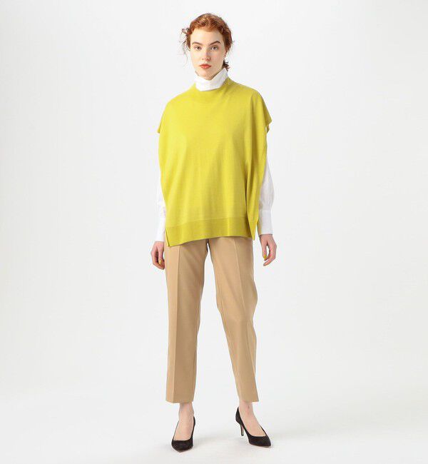 TOMORROWLAND collection「カシミヤシルク ビルドネックベスト」|ニット・セーター|