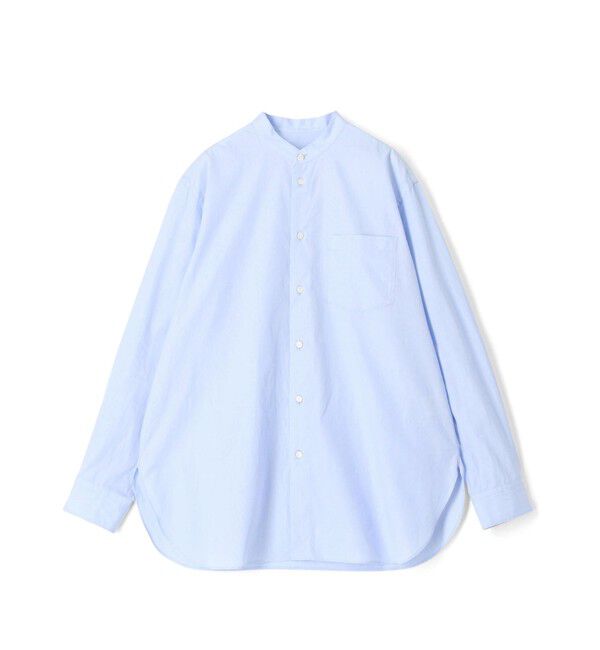 GALERIE VIE「コットンブロード スタンドカラーシャツ」|シャツ・ブラウス|63 ライトブルー